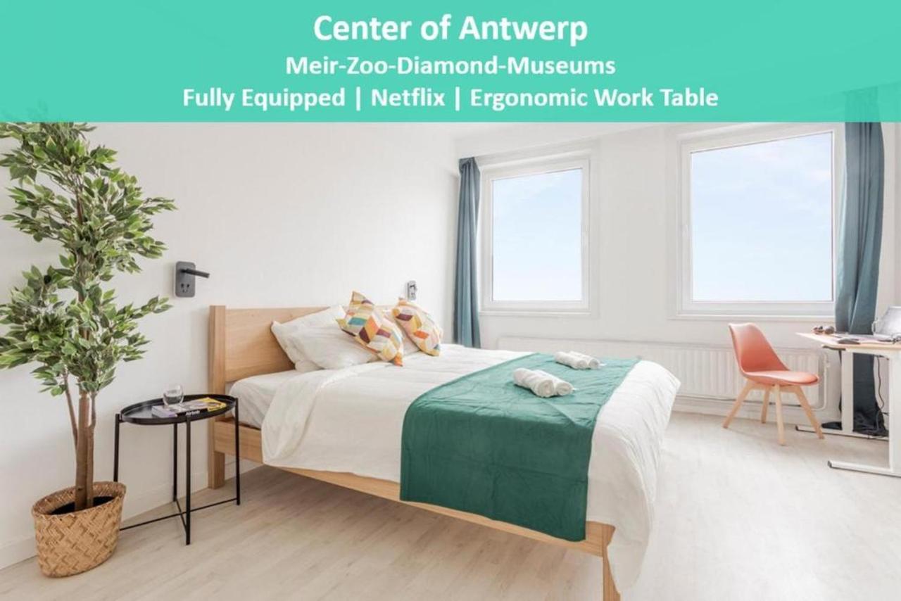 Center Of Antwerp, Fully Equipped, Train Station Apartment Luaran gambar